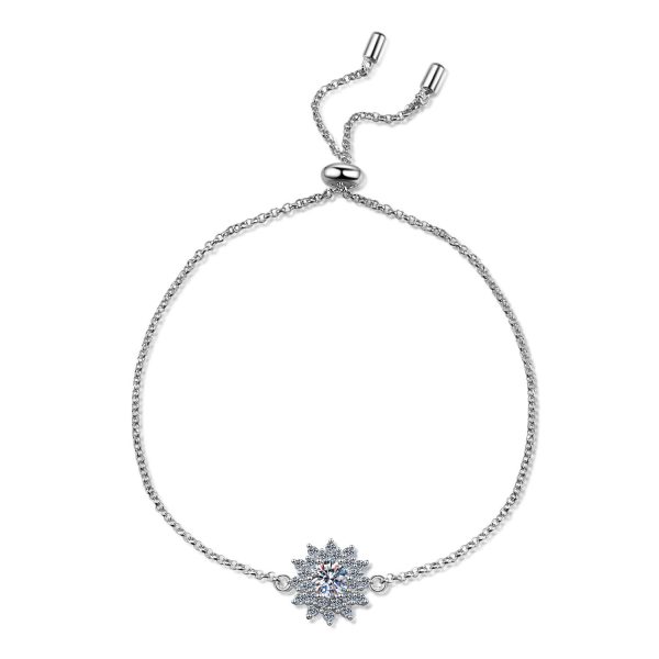 AZ031-S  Handmade mosaic sapphire round and square border platinum 950 bracelet and pendant with morganite gemstones