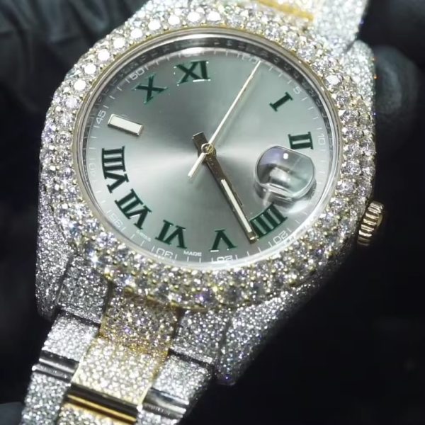 2023 Hot Selling Water Release Designer Diamond Watch Men Moissanite Watch