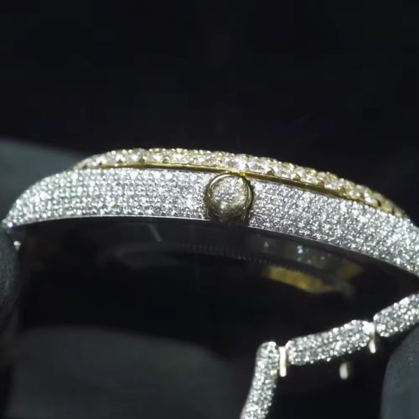 2023 Hot Selling Water Release Designer Diamond Watch Men Moissanite Watch - Image 4