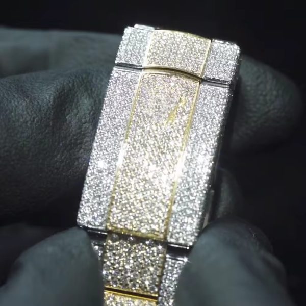 2023 Hot Selling Water Release Designer Diamond Watch Men Moissanite Watch - Image 5