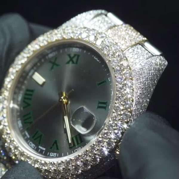 2023 Hot Selling Water Release Designer Diamond Watch Men Moissanite Watch - Image 6