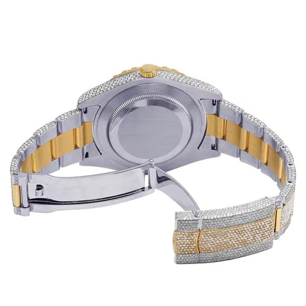 Custom Pass Tester Iced Out Men Luxury Wrist Bling Moissanite Watches Premium VVS Mechanical Watch - Image 4