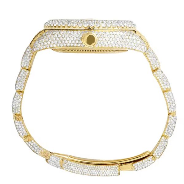 Pass diamond tester custom fashion brand D color VVS iced out moissanite watch - Image 4