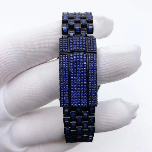 Hip hop Jewelry VVS Moissanite Watch Luxury Jewelry Moissanite Diamond Mechanical Watch - Image 6