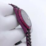 Hip Hop Bling Hollow Out Wristwatch High End Iced Out Moissanite Mechanical Watch - Image 3