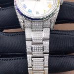 Hip Hop Jewelry Stainless Steel Handmade VVS Moissanite Pass Diamond Tester Iced Out Mechanical Watches - Image 6