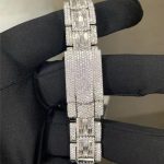 Custom brand VVS moissanite diamond mechanical watch men luxury iced out moissanite watch - Image 4