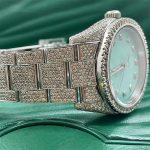 Hip Hop Fashion Watch Movement Large Round Iced Out Bling Moissanite Diamond Waterproof Men Mechanical Watch - Image 2