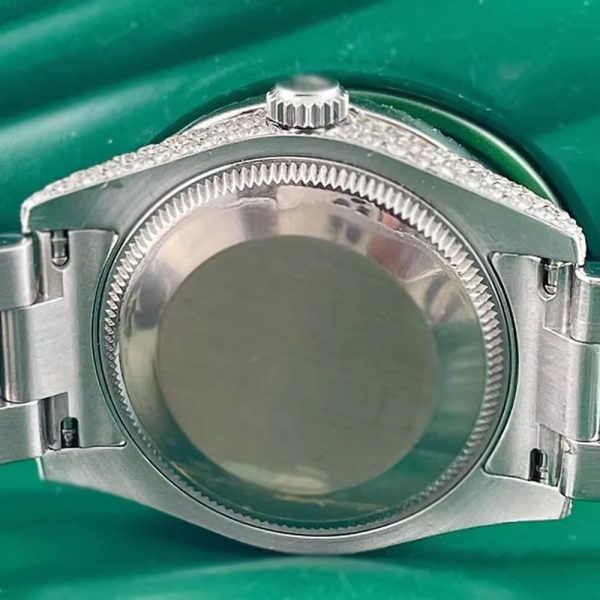 Custom Bling Hip Hop Fully Iced Out Silver Gold Moissanite Diamond Wrist Watches - Image 5