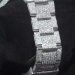 Luxury Luminous Stainless Steel Men Watch Bling Bling Moissanite Mechanical Watch - Image 6