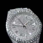 Luxury Luminous Stainless Steel Men Watch Bling Bling Moissanite Mechanical Watch - Image 3