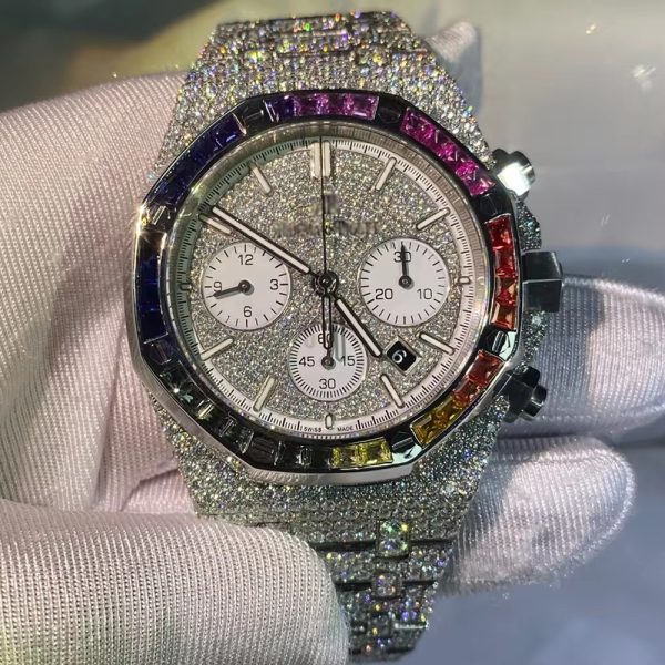 2023 luxury custom automatic transmission VVS D Mosangshi men and women shining mechanical watch designer