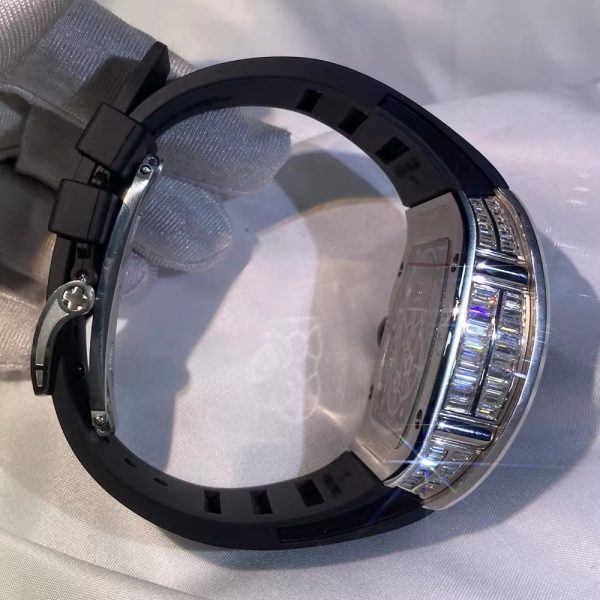 Automatic transmission VVS D Mosan stone full diamond exquisite watch designer for men and women luxury customization in 2023 - Image 4