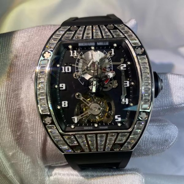 Automatic transmission VVS D Mosan stone full diamond exquisite watch designer for men and women luxury customization in 2023