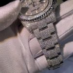 Mosang stone is full of stones, shiny watches for men and women, designer of luxury custom electronic transmission in 2023 - Image 3