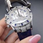 2023 Luxury Custom Automatic Transmission VVS D Moissanite with Diamond Glow Men's and Women's Watch Designer - Image 2