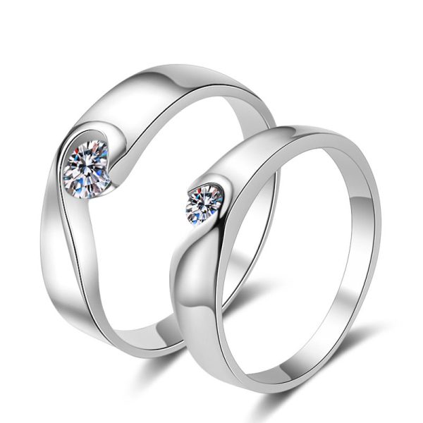 AZ176-J  D VVS1 Moissanite Rings for Women Man 4 Prong Solitiare Engagement Wedding Diamond Ring with GRA Certified s925 Sliver