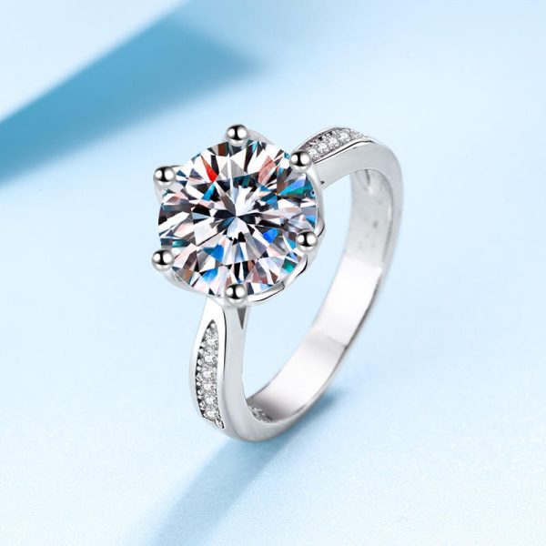 AZ113-J Heart Pattern Opening Finger Rings For Women Adjustable 925 Sterling Silver Ring New Trendy Women Fashion Jewelry Bijoux - Image 5