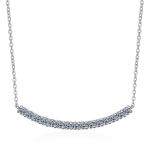 AZ055-X Flawless 18K White Gold Chain Wedding Fine Jewelry Certified Moissanite Diamond Simple Smile Necklace for Women Birthday Gift