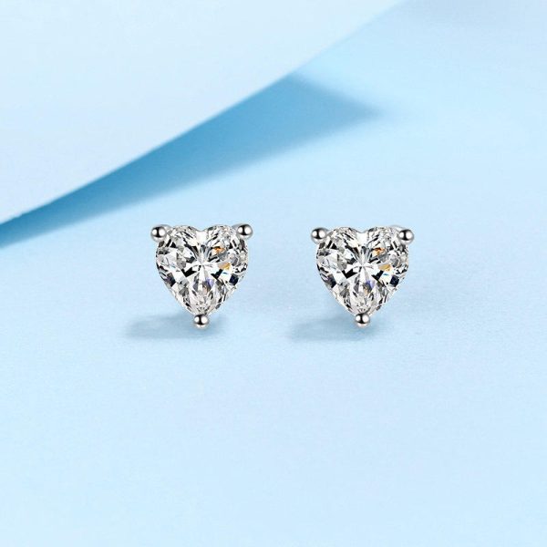AZ417-E Natural Garnet Amethyst Citrine Peridot Blue Topaz 925 Sterling Silver Heart Stud Earrings for Women Gemstone Jewelry - Image 5