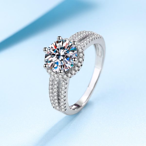 AZ039-J 925 Sterling Silver Couples Ring Sets Light Polishing Simple Ring for Woman Man Classic Wedding Fine Jewelry Circle - Image 5