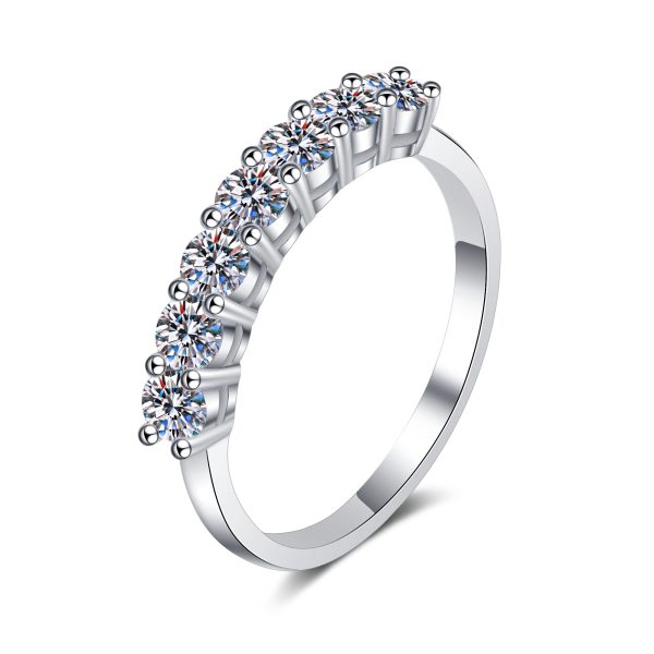 AZ068-J  D Color Moissanite S925 Sterling Silver Solitaire Ring with GRA Trendy Fine Jewelry Women Bridal Engagement Wedding Gift