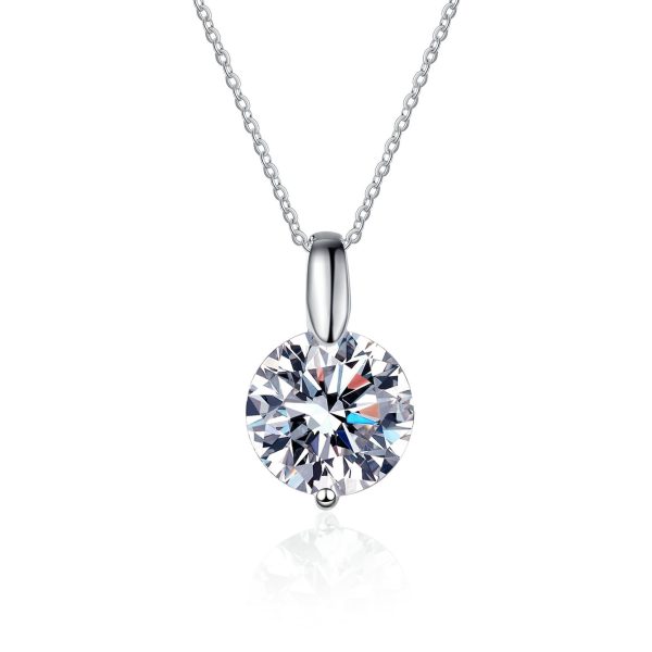 AZ442-X D VVS1 Moissanite Necklace Diamond Pandent 1-3ct GRA Certified s925 Sterling Silver 18k Necklaces for Women Dainty Gift