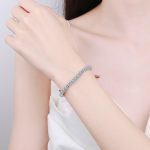 AZ472-S Fashion Luxury Trend Classic Diamond-set Moissanite Paws 4 Bracelet For Women s925 Silver Jewelry Paryt Charm Gift - Image 2