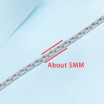 AZ717-S 3.5ct GBA Certified S925 Pure Silver Plated PT950 Gold Cluster Setting Moissanite Bracelet Luxury Premium Women Free Gift Box - Image 4