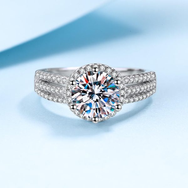 AZ039-J 925 Sterling Silver Couples Ring Sets Light Polishing Simple Ring for Woman Man Classic Wedding Fine Jewelry Circle - Image 4