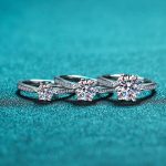 AZ150-J 2024 New Snake Ring Women's Zirconia Open Top Six-Pronged 1~2Carat Ring Fashionable Jewelry Accessory - Image 5