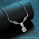 AZ036-X Butterflykiss 0.8 Carat Moissanite Necklace For Women Sparkling Diamond Pendant Solid Silver 925 Jewellery Luxury Party Jewelry - Image 3