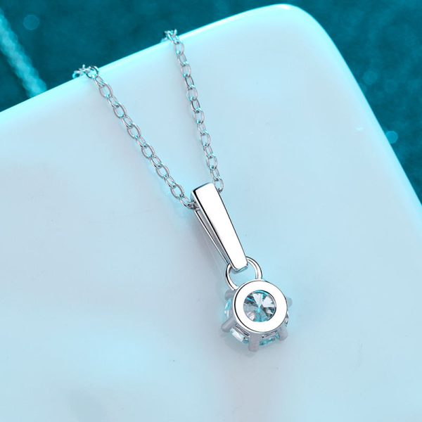 AZ230-X Fashion Trendy Luxury Classic Moissanite Diamond-set Paw 6 Necklace For Women 925 Silver Party Charms Jewelry Gift - Image 4