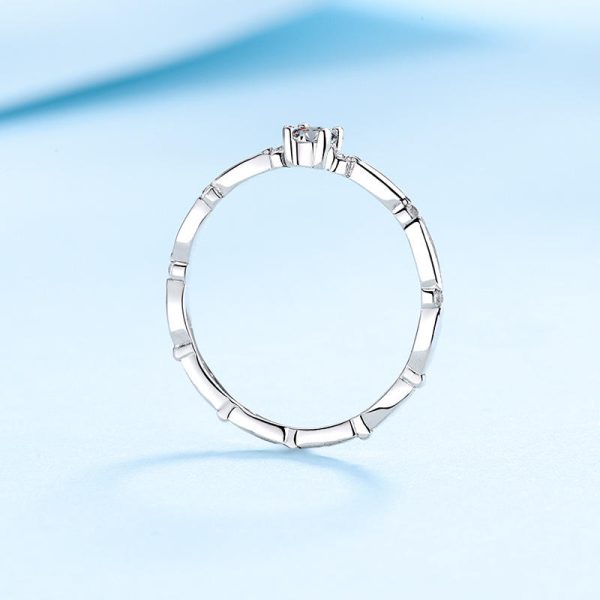 AZ136-J 925 Sterling Silver Rings For Women Original Crown Heart Wishbone Engagement Wedding Rose Gold Crystal Ring Luxury Jewelry R3599 - Image 3