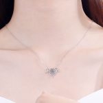 AZ139-X Platinum PT950 18K White Gold 0.3ct Moissanite Necklace Pendant for Women Jewelry High Clarity VVS Moissanite - Image 2