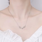 AZ323-X MoisaLuxe Official Store GRA Moissanite Plata Sterling 925 Silver Pendant Necklace Deer Antlers Clavicle Chain Jewelry Gift - Image 2