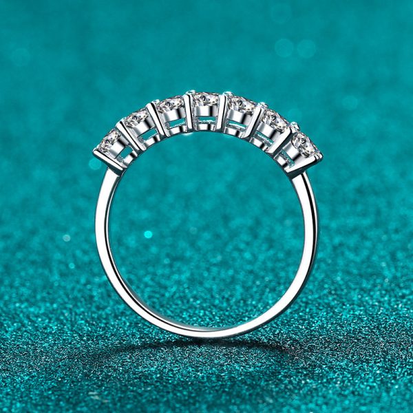 AZ068-J  D Color Moissanite S925 Sterling Silver Solitaire Ring with GRA Trendy Fine Jewelry Women Bridal Engagement Wedding Gift - Image 4
