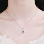 AZ230-X Fashion Trendy Luxury Classic Moissanite Diamond-set Paw 6 Necklace For Women 925 Silver Party Charms Jewelry Gift - Image 2