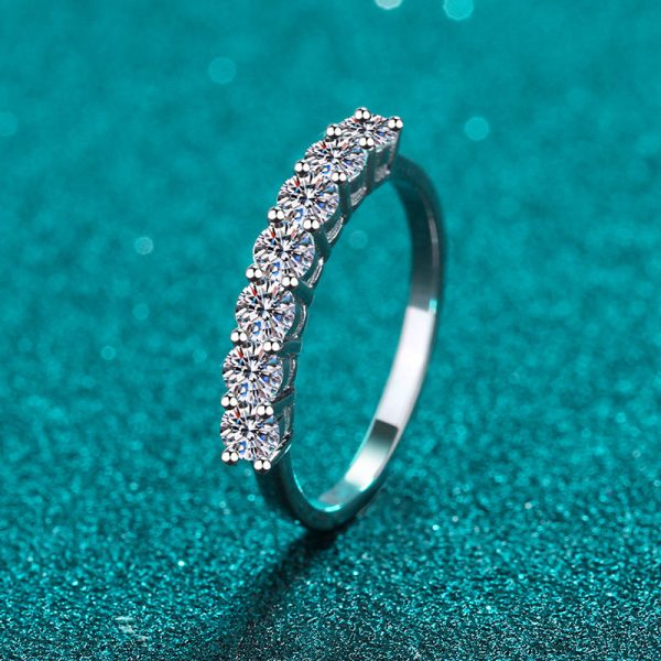 AZ068-J  D Color Moissanite S925 Sterling Silver Solitaire Ring with GRA Trendy Fine Jewelry Women Bridal Engagement Wedding Gift - Image 5