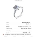 AZ198-J Moissanite Zircon Engagement Ring Adjustable Men and Women Models Pair Ring Classic Fashion Jewelry 1-615 - Image 6
