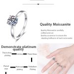 AZ240-J Moissanite Decor S925 Sterling Silver Ring for Women Fireworks Snowflake Shaped Exquisite Ring Jewelry for Women - Image 7