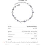 AZ111-S  3.5ct GBA Certified S925 Pure Silver Plated PT950 Gold Heart-to-Heart Moissanite Bracelet Noble Luxury Jewelry for Women Gift - Image 7