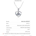 AZ216-X PT950 Female Heart-Shaped Lady Pendant Short Section Lockbone Chain Pendant Moissanite Diamond Necklace Factory Direct Wholesale - Image 6