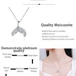 AZ551-X Nabest Elegant Women 925 Sterling Silver VVS Moissanite Necklaces Promise Bride Fish Tail Mermaid Pendant Chokers Jewelry - Image 6
