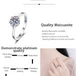 AZ207-J  2mm D Color Moissanite Ring s925 Sterling Sliver Plated 18k White Gold Eternity Band Wedding Engagement Rings For Women - Image 7