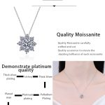 AZ745-X  S925 Sterling Silver New Luxury Full Diamond Sunflower 1-2CT Moissanite Necklace Suitable for Women's Party Jewelry - Image 6