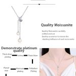 AZ791-X Lefei Fashion Luxury Classic Moissanite Diamond-set Pearl Tassel Butterfly Necklaces Women 925 Silver Party Jewelry Gift - Image 7