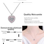AZ808-X Fashion Trend Luxury Classic Moissanite Diamond-set Fine Heart Necklace Women 925 Silver Party Charms Jewelry Gift - Image 7