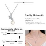 AZ844-X Fashion Luxury Classic Moissanite Diamond-set Pearl Design Circle Necklace For Women 925 Silver Party Jewelry Gift - Image 7