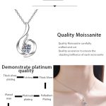 AZ025-X80F MoisaLuxe Official Store Moissanite Plata Sterling 925 Silver Swan Necklace Simulation Drill Pendant Necklace For Women Jewelry - Image 6